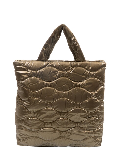 SOFTY Borsa shopping trapuntata con tracolla mud - Borse Donna