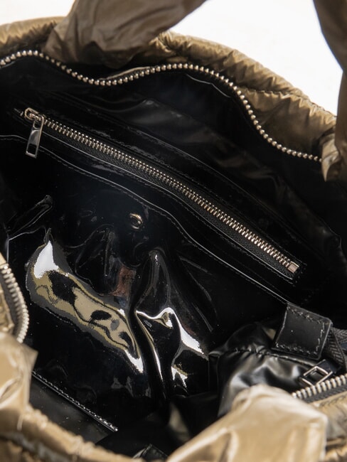 SOFTY Borsa shopping trapuntata con tracolla mud - Borse Donna