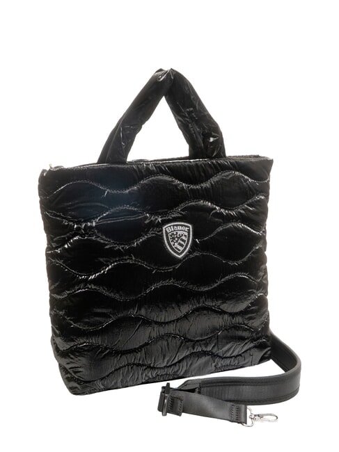 SOFTY Borsa shopping trapuntata con tracolla NERO - Borse Donna