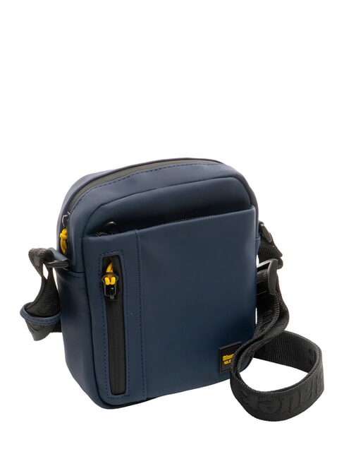 RUBBER Borsello piccolo gommato BLU NAVY - Tracolle Uomo