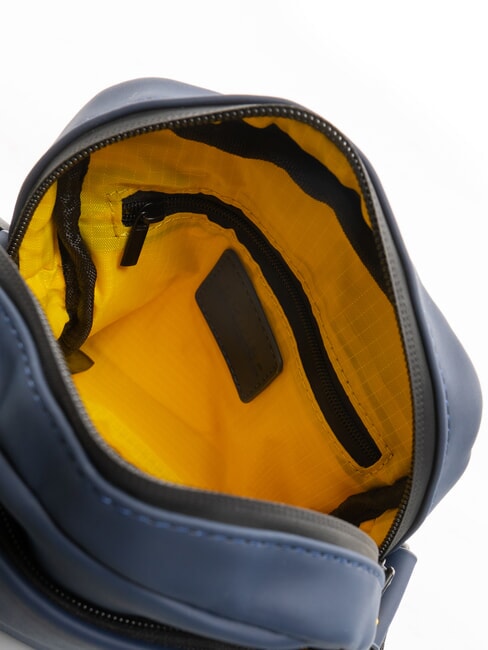 RUBBER Borsello piccolo gommato BLU NAVY - Tracolle Uomo