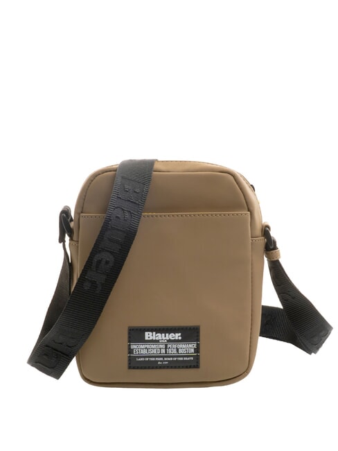 RUBBER Borsello piccolo gommato MILITARY GREEN - Tracolle Uomo