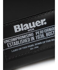 BLAUER RUBBER Borsello piccolo gommato NERO - Tracolle Uomo - 3