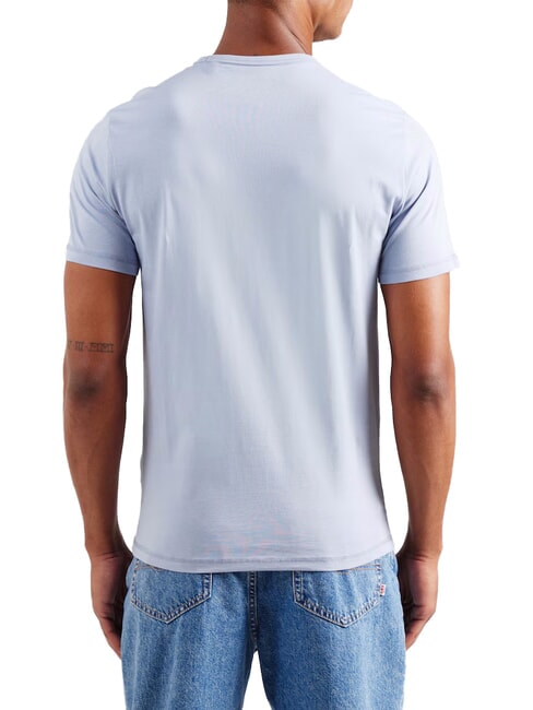 CHEST BOX T-shirt in cotone con stampa nimbus blue - T-shirt Uomo