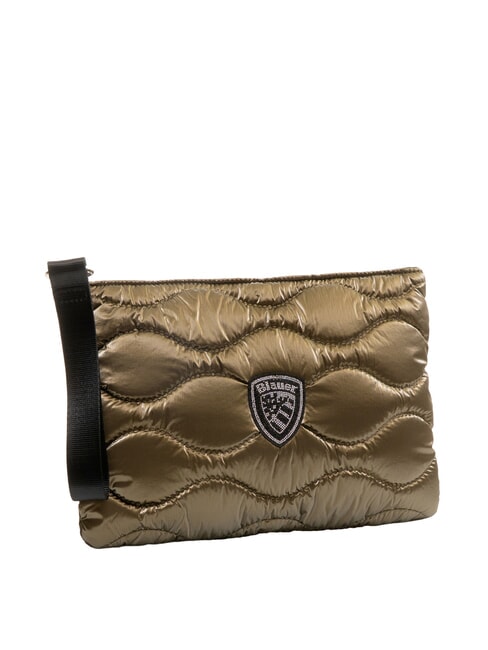 SOFTY Pochette grande trapuntata mud - Borse Donna