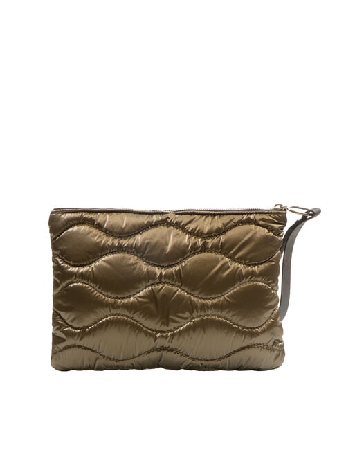 SOFTY Pochette grande trapuntata mud - Borse Donna