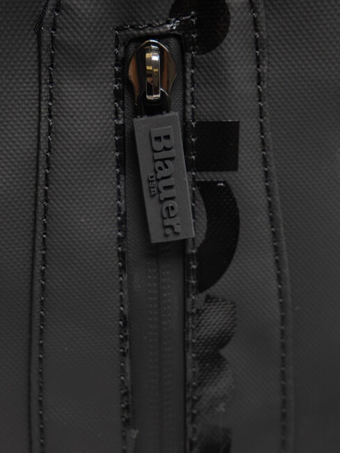 SPLASH Borsello con logo lucido NERO - Tracolle Uomo