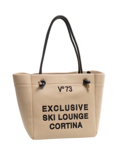 CORTINA Borsa shopping media a spalla ecru - Borse Donna
