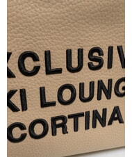 V73 CORTINA Borsa shopping media a spalla ecru - Borse Donna - 3