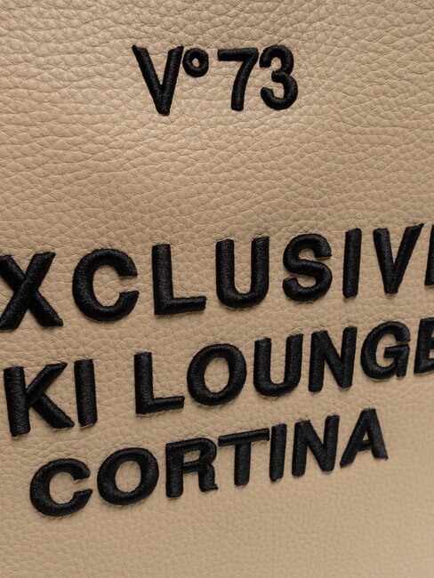 CORTINA Borsa shopping a spalla ecru - Borse Donna