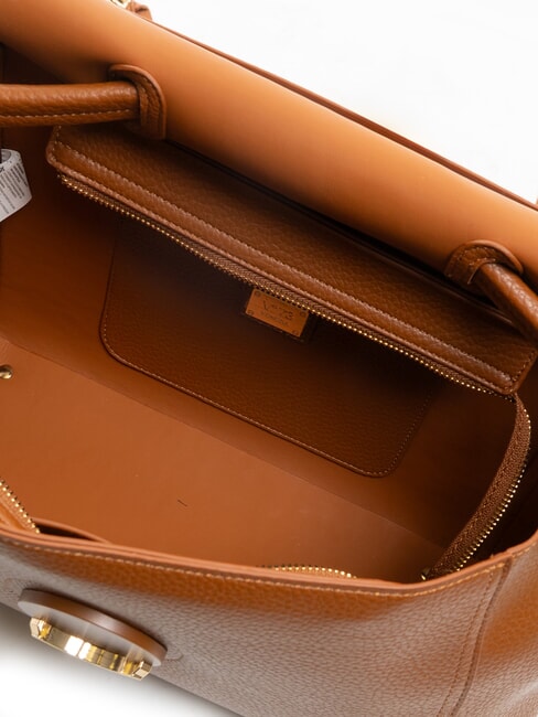 FEDERICA Borsa grande a mano con tracolla cuoio - Borse Donna