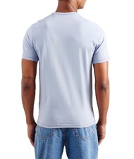 GUESS CHEST BOX T-shirt in cotone con stampa nimbus blue - T-shirt Uomo - 2