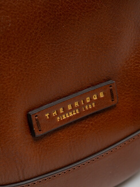 FEDORA Borsa in pelle a tracolla MARRONE - Borse Donna