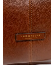 THE BRIDGE ICONS Borsa a mano in pelle con tracolla MARRONE - Borse Donna - 3