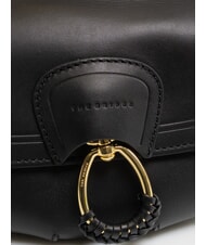 THE BRIDGE ERICA Borsa a spalla in pelle Nero Oro - Borse Donna - 3