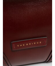 THE BRIDGE MATILDE Mini bag a tracolla in pelle Chianti/Bordeaux/Oro          - Borse Donna - 3