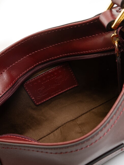 MATILDE Mini bag a tracolla in pelle Chianti/Bordeaux/Oro          - Borse Donna