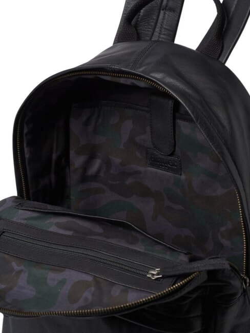FIRSTCLASS Zaino porta PC in pelle NERO - Zaini Scuola & Tempo Libero