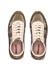 BLAUER MILLEN Sneakers misto pelle taupe - Scarpe Donna - 4