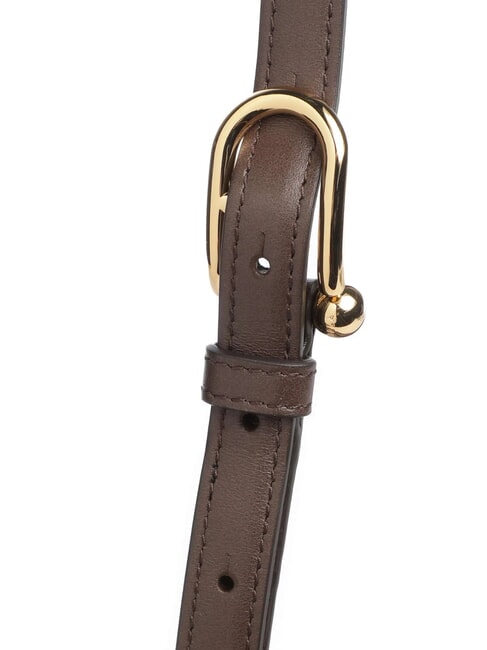 DOMUS  Borsa a spalla, in pelle espresso - Borse Donna