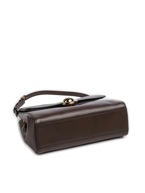 DOMUS  Borsa a spalla, in pelle espresso - Borse Donna