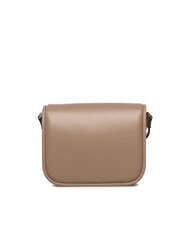 PINKO LOVE BOX Borsa mini in nappa con flap biscotto zenzero-antique gold - Borse Donna - 5