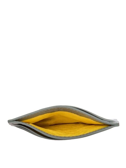 BUSINESS  Portacard piatto in pelle grigio - Portafogli Uomo