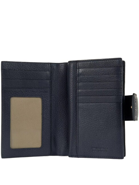 MARMOLADA Portafoglio in pelle martellata blu - Portafogli Donna