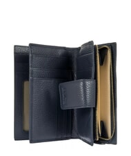 BRIC’S MARMOLADA Portafoglio in pelle martellata blu - Portafogli Donna - 4