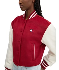 TOMMY HILFIGER TH JEANS Giacca corta in misto lana regatta red - Giacche Donna - 3