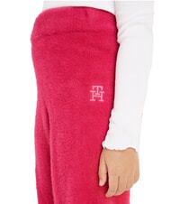 TOMMY HILFIGER TH KIDS Pantaloni morbidi relaxed fit hot magenta - Pantaloni bambini - 3