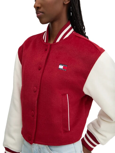 TH JEANS Giacca corta in misto lana regatta red - Giacche Donna