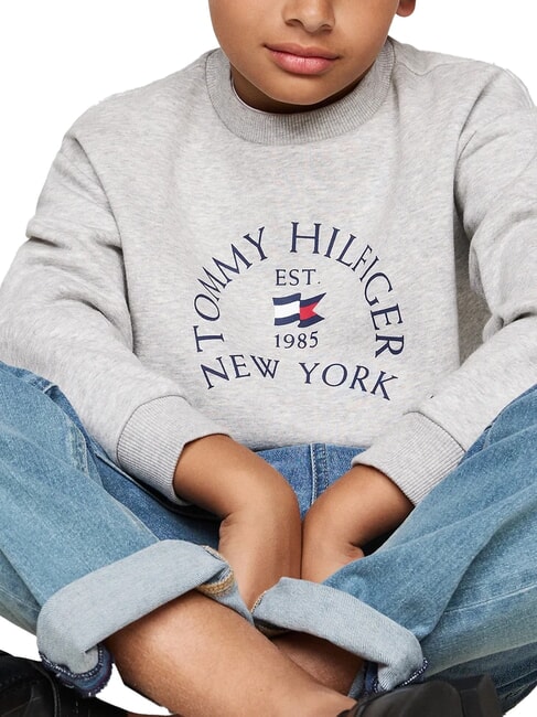 TH KIDS Felpa a girocollo con stampa light grey heather - Felpe Bambini