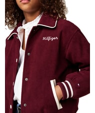 TOMMY HILFIGER TH KIDS Giubbotto bomber a costine deep rouge - Giacche Bambini - 3