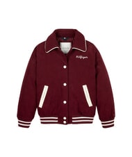 TOMMY HILFIGER TH KIDS Giubbotto bomber a costine deep rouge - Giacche Bambini - 4