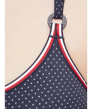TOMMY HILFIGER TH Top bikini a fascia polka dot desert sky - Costumi da bagno Donna - 3
