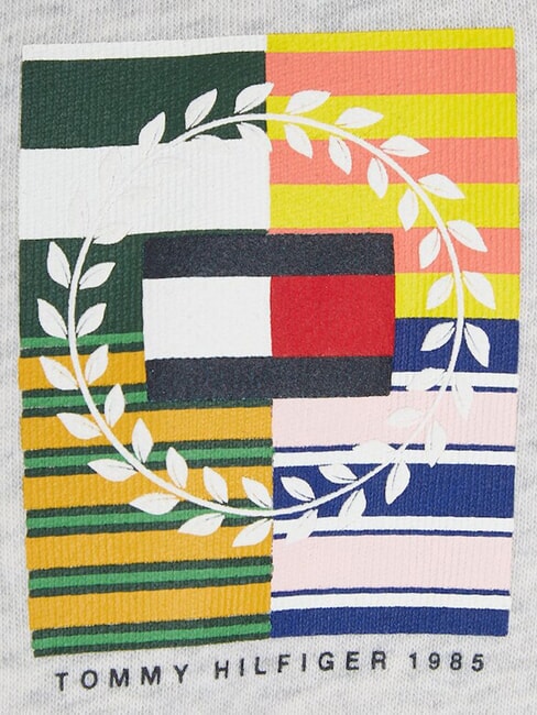 TH KIDS Felpa full zip con cappuccio new light grey heather - Felpe Bambini