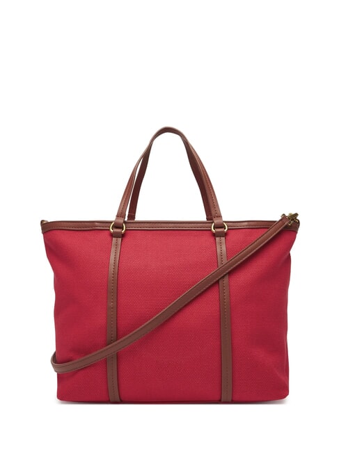 MIRANDA Shopping Bag con tracolla rosso/cuoio-antique gold - Borse Donna
