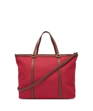 PINKO MIRANDA Shopping Bag con tracolla rosso/cuoio-antique gold - Borse Donna - 3