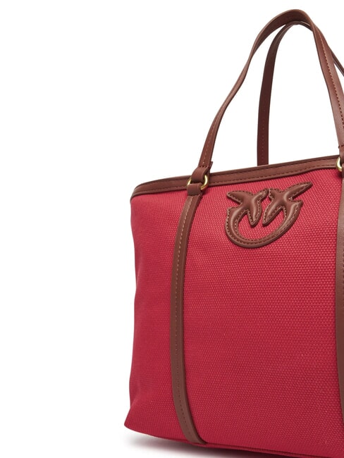 MIRANDA Shopping Bag con tracolla rosso/cuoio-antique gold - Borse Donna