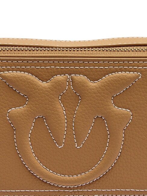 CARRIE Mini Bag a tracolla, in pelle torrone-antique gold - Borse Donna