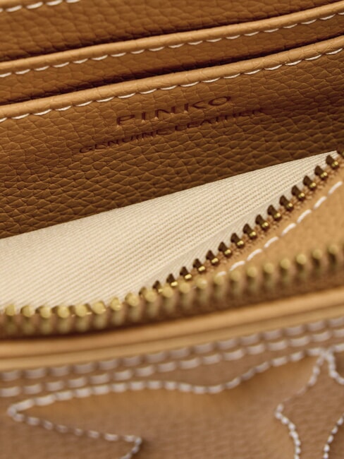 CARRIE Mini Bag a tracolla, in pelle torrone-antique gold - Borse Donna