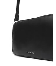 CALVIN KLEIN SIGNATURE LOGO STRAP Borsa camera case doppia funzione black / old silver - Borse Donna - 4