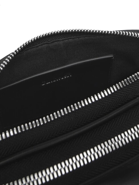 SIGNATURE LOGO STRAP Borsa camera case doppia funzione black / old silver - Borse Donna