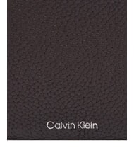 CALVIN KLEIN FOIL EMBOSS  Portafoglio verticale in pelle ck dark brown - Portafogli Uomo - 3