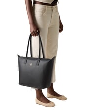 TOMMY HILFIGER POPETTE SOFT Borsa shopping a spalla black - Borse Donna - 6