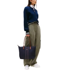 TOMMY HILFIGER POPETTE Borsa shopping a spalla space blue corp - Borse Donna - 5