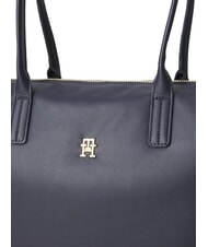 TOMMY HILFIGER POPETTE SOFT Borsa shopping a spalla space blue / black - Borse Donna - 3