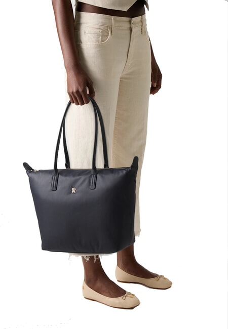 POPETTE SOFT Borsa shopping a spalla space blue / black - Borse Donna