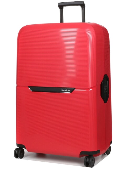 MAGNUM ECO Trolley misura grande hibiscus red - Trolley Rigidi
